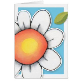 Daisy Joy blue Card