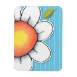 Daisy Joy blue Premium Magnet