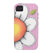 Daisy Joy pink iPhone 4/4S Tough Case Case-Mate iPhone 4 Covers