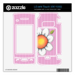 Daisy Joy pink LG enV Touch (VX11000) Skin Lg Env Touch Decals
