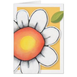 Daisy Joy yellow Card