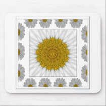 Daisy Kaleidoscope mousepads