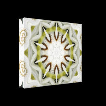 Daisy Kaleidoscope Wrapped Canvas canvas prints