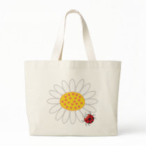Daisy & Ladybug Fun Cute Custom Gift Tote / Bag