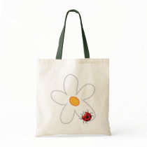 Daisy & Ladybug Fun Cute Custom Gift Tote / Bag