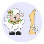 Daisy Lamb 1st Birthday stickers