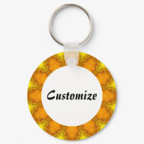 Daisy Mandala Template 24 keychains
