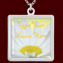 Daisy Necklace Personalized Daisy Jewelry necklaces