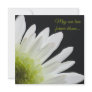 Daisy on Black Wedding Invitation