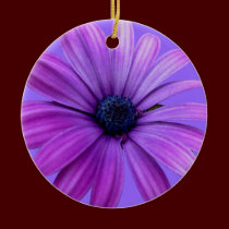 Daisy Ornament Purple Flowers Christmas Decoration ornaments