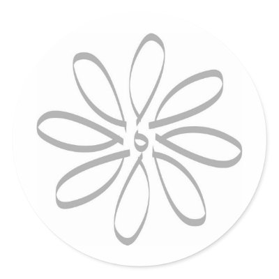  Daisy Outline Sticker by White_Wedding