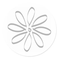  Daisy Outline stickers