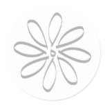 Daisy Outline Sticker