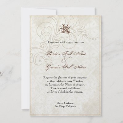 Daisy Pansy Rose n Butterfly Wedding Invitation by AudreyJeanne