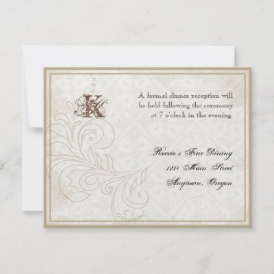 fatfatin Purple Spirals Wedding Reception Card Custom Invitations by