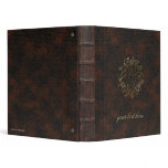 Daisy Pentacle Burlap Pagan Binder