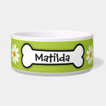 "Daisy" Personalized Dog Bowl