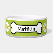 "Daisy" Personalized Dog Bowl