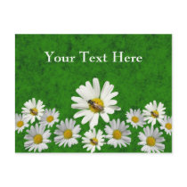 Daisy postcard template
