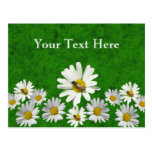 Daisy postcard template