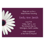 Daisy Purple Bridal Shower Invitations