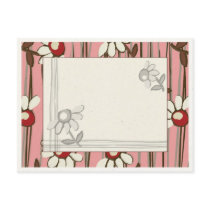 Daisy Rain in Pink postcards by HoodiesCollection Daisy Rain in Pink postcards