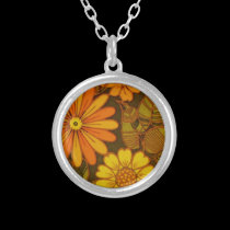 Daisy Retro Print Necklace necklaces