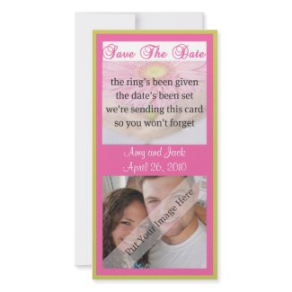 Daisy Save the Date Photo Card photocard