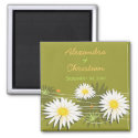 Daisy Save The Date Wedding Announcement 3 magnet