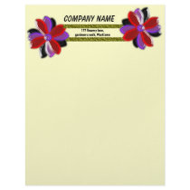 Daisy Shining Plastic Customizable Letterhead