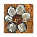 Daisy & Swirls - magnet by folkartblonde Daisy & Swirls - magnet