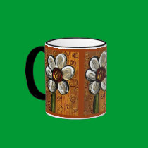 Daisy & Swirls - mug mugs