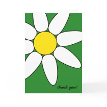daisy thank you Card cards