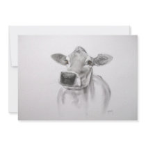 Daisy The Cow Invitation