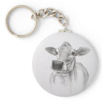 Daisy The Cow Key Chain