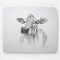 Daisy The Cow Mouse Pad