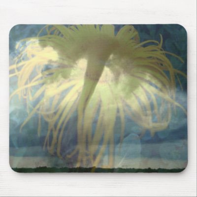 Daisy Tornado Mouse Mats by gertiee