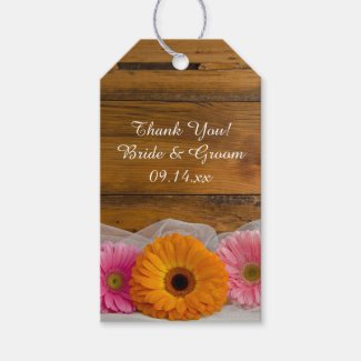 Daisy Trio Country Wedding Favor Tags Pack Of Gift Tags