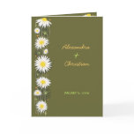 Daisy Wedding Invitation Announcement Card