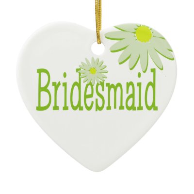 Daisy Wedding/ Mother of the Bride Christmas Ornament