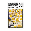 Daisy Wedding Postage Stamp template by DreamWed Daisy Wedding Postage Stamp template