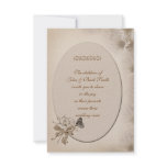 Daisy Wedding Vow Renewal Custom Announcements