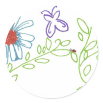 Daisy with Ladybug stickers