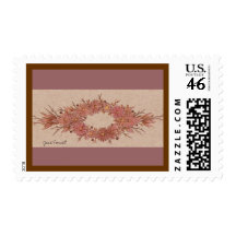 Daisy Wreath Stamp