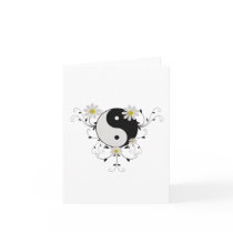 Daisy Yin Yang Greeting Card