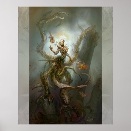 Dak-hana Poster print