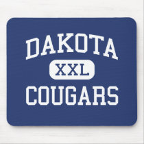 Dakota - Cougars - High - Macomb Township Michigan mousepads by customteamsportswear Dakota - Cougars - High - Macomb Township Michigan mousepads