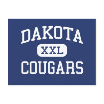 Dakota - Cougars - High - Macomb Township Michigan postcards by customteamsportswear Dakota - Cougars - High - Macomb Township Michigan postcards