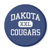 Dakota - Cougars - High School - Macomb Michigan magnets by customteamsportswear Dakota - Cougars - High School - Macomb Michigan magnets
