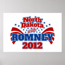 Dakota del Norte con Romney 2012 Impresiones